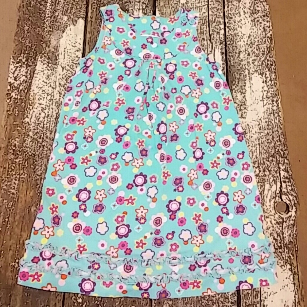 Hanna Anderson blue floral dress